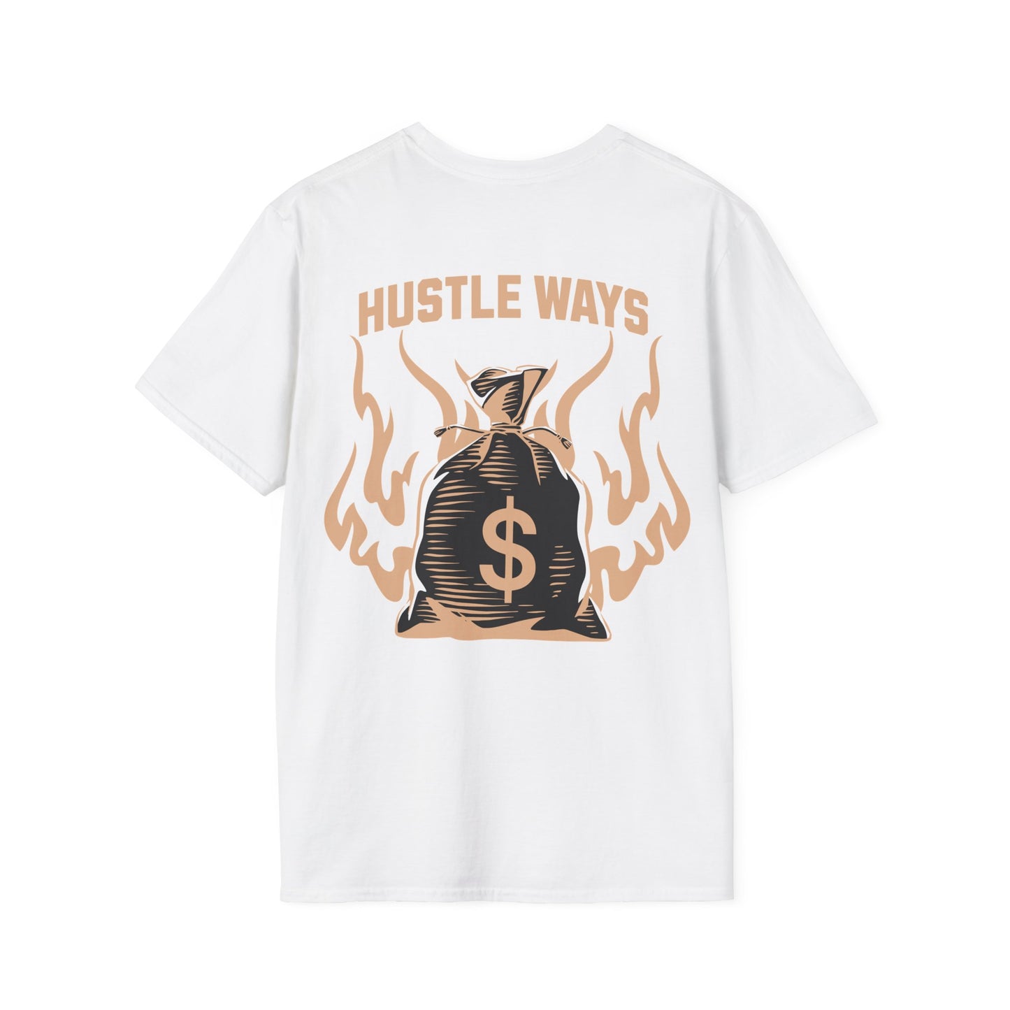 Hustle Ways Unisex Softstyle T-Shirt - Motivational Graphic Tee for Entrepreneurs