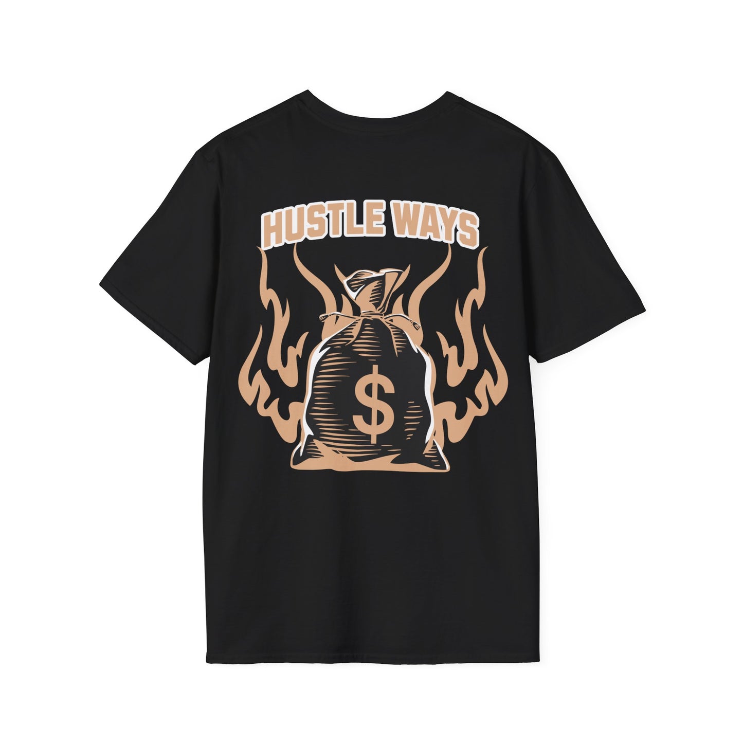 Hustle Ways Unisex Softstyle T-Shirt - Motivational Graphic Tee for Entrepreneurs