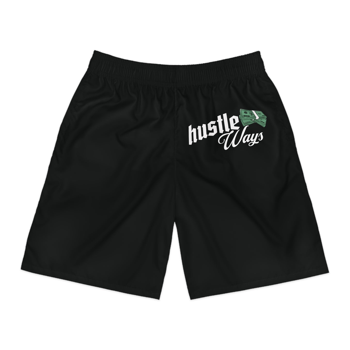 black Men's Jogger Shorts