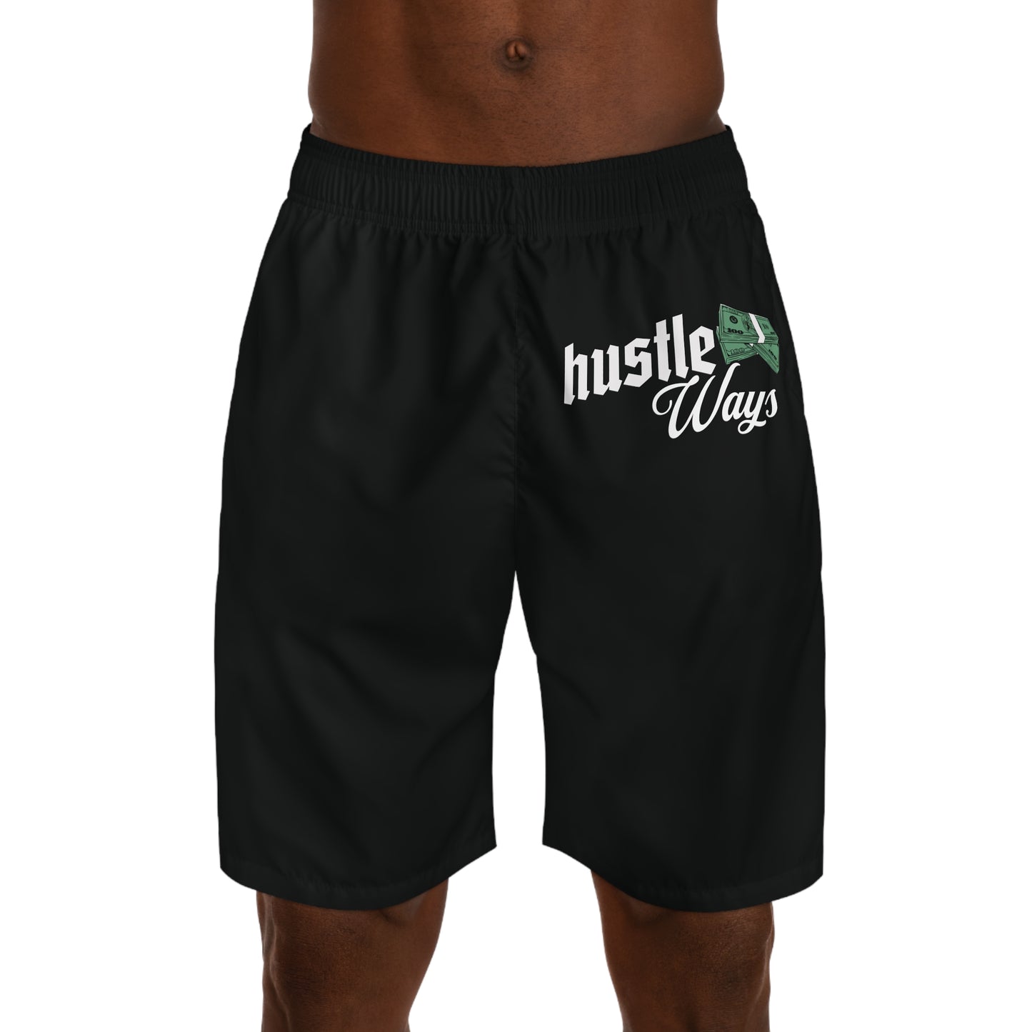 black Men's Jogger Shorts